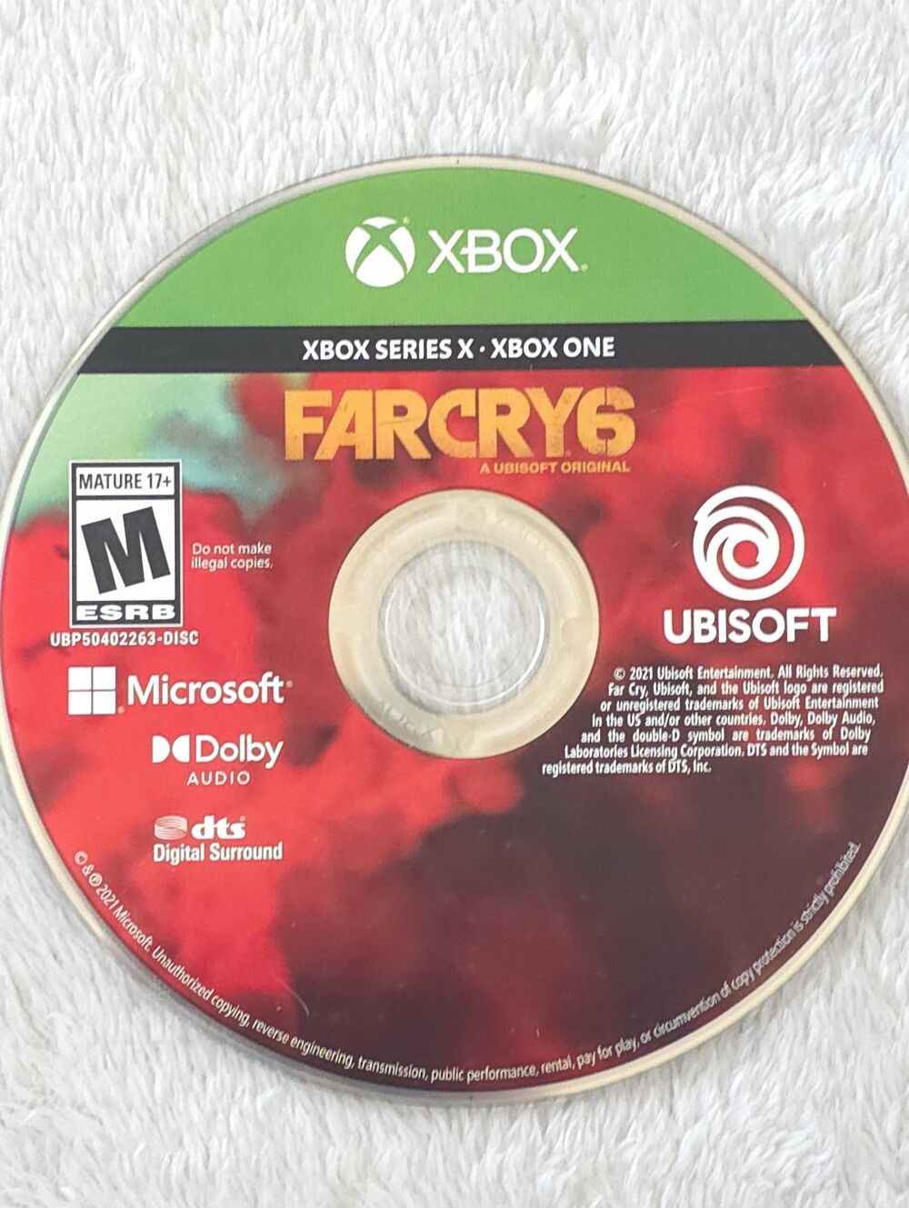 Far Cry 6 Xbox One Disc Only